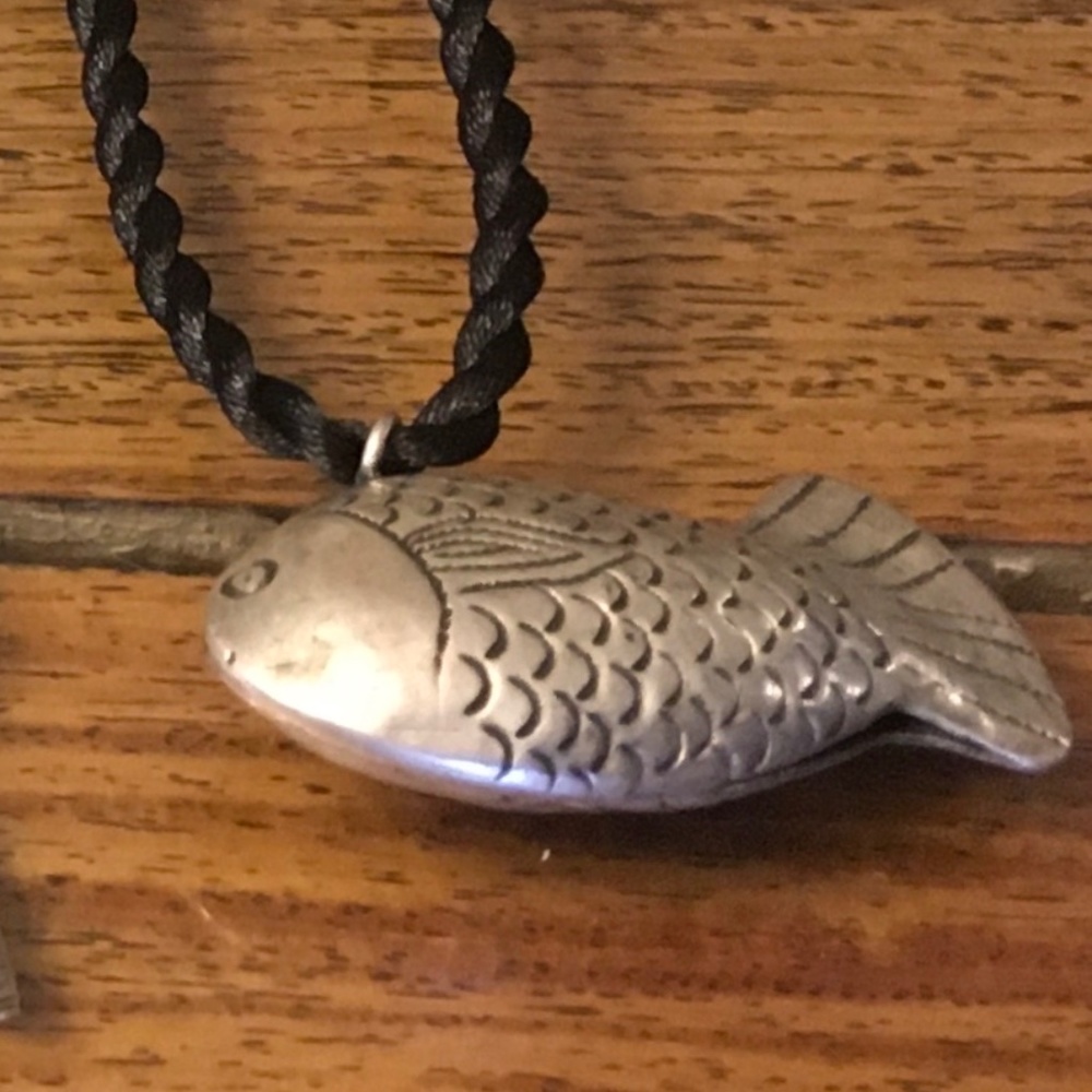 Silver Fish Necklace